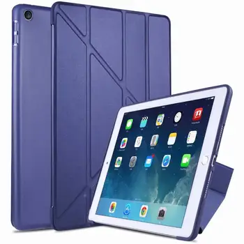 

Kids Safe Collapsible Soft Silicone PU Leather Tablet Case For New IPad 7th Gen Pro 10.2" 2019 shell Flip Stand Cover Funda+pen