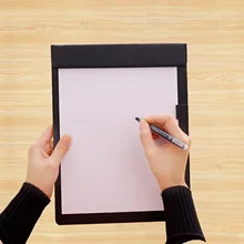 Кожаная магнитная доска для письма, зажим на заказ, бизнес-отель, конференц-площадка A4, Офисная папка для хранения данных, зажим для меню