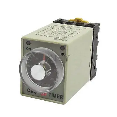 

AH3-3 380VAC Power On 0-30s 30 Sec Delay Timer Time Relay + Black Base