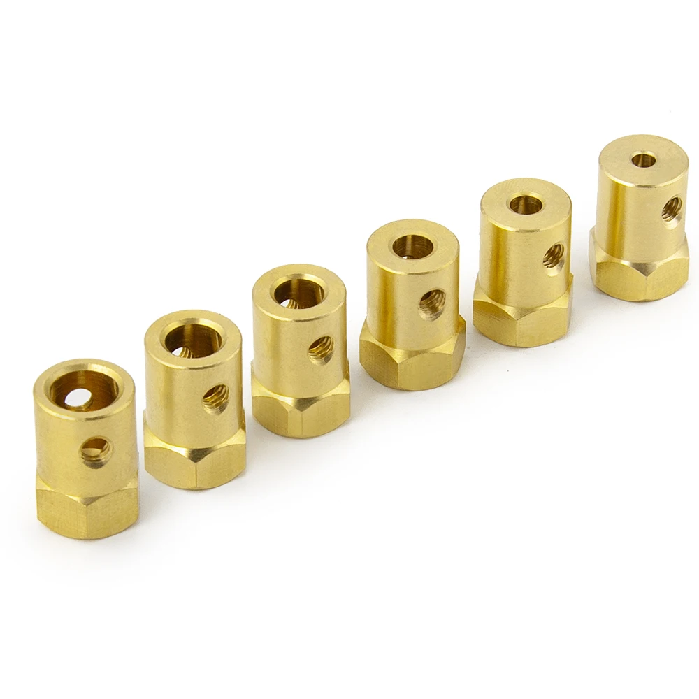 YEAHRUN 12mm Hex Messing Erweiterte Sechskant Wellenkupplung Motor Getriebe Stecker für 1/10 RC Auto Modell Räder Teile – Detail 5