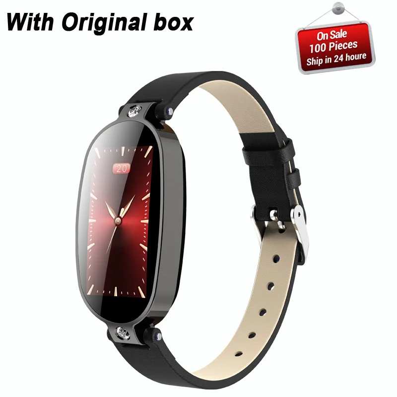 black 2 Female Smart Bracelet Fitness Tracker PPG ECG Blood Pressure Call Reminder B79 Color Screen Health Waterproof Bluetooth Watch - Цвет: black 2