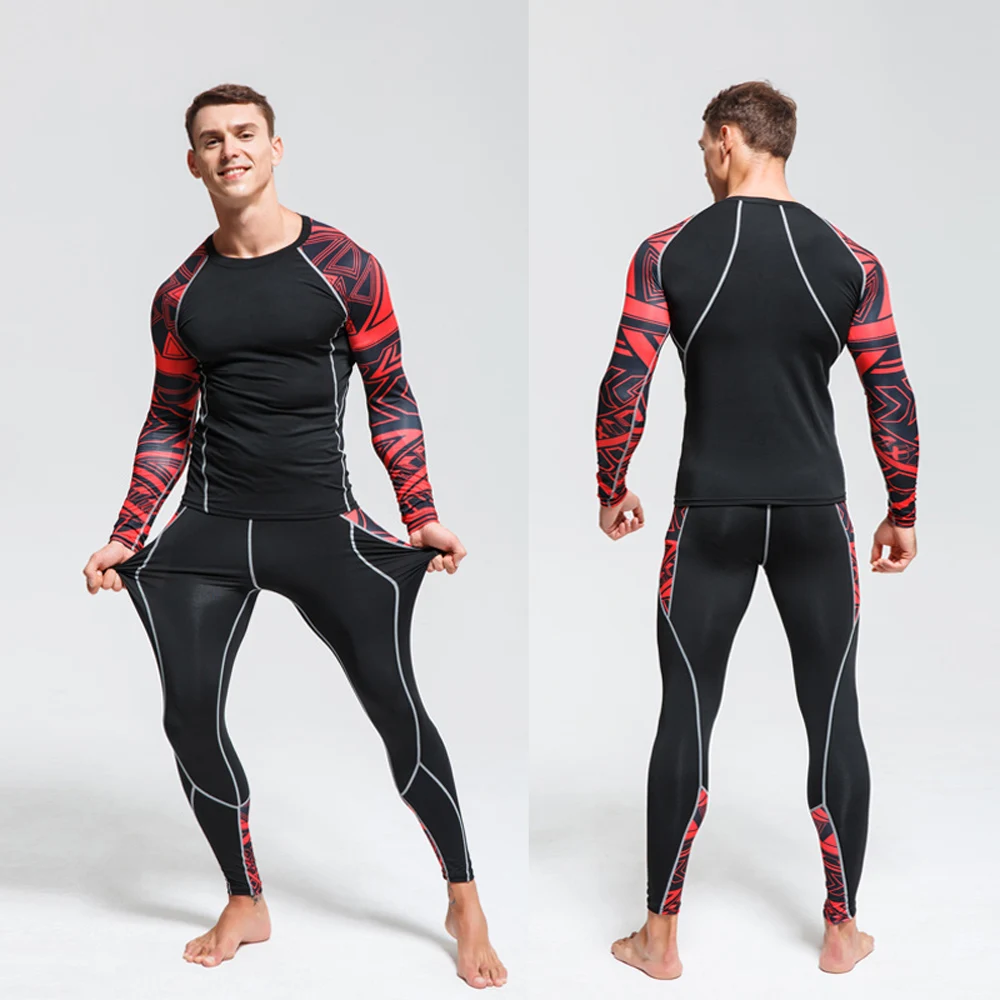 warm long johns brand Top quality new thermal undewear men undewear sets compression fleece sweat quick drying thermo underwear men clothing long johns