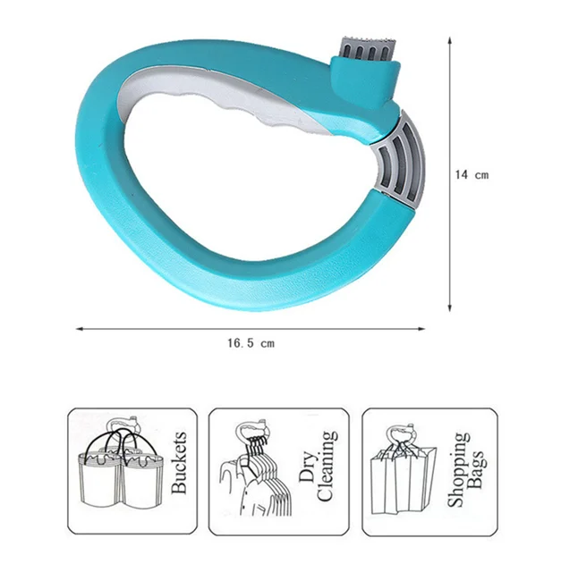 High quality Soft Grip Shopping Grocery Bag Easy Carrier Handle Holder Handle Carrier Tool,Free shipping. 5