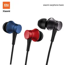 Оригинальные наушники Xiao mi Basic 3,5 мм новые поршневые наушники-вкладыши с mi c ультра-глубокими басами для mi 4 3 Red mi 4 NOTE 5 5A 5 P 7 8 pro