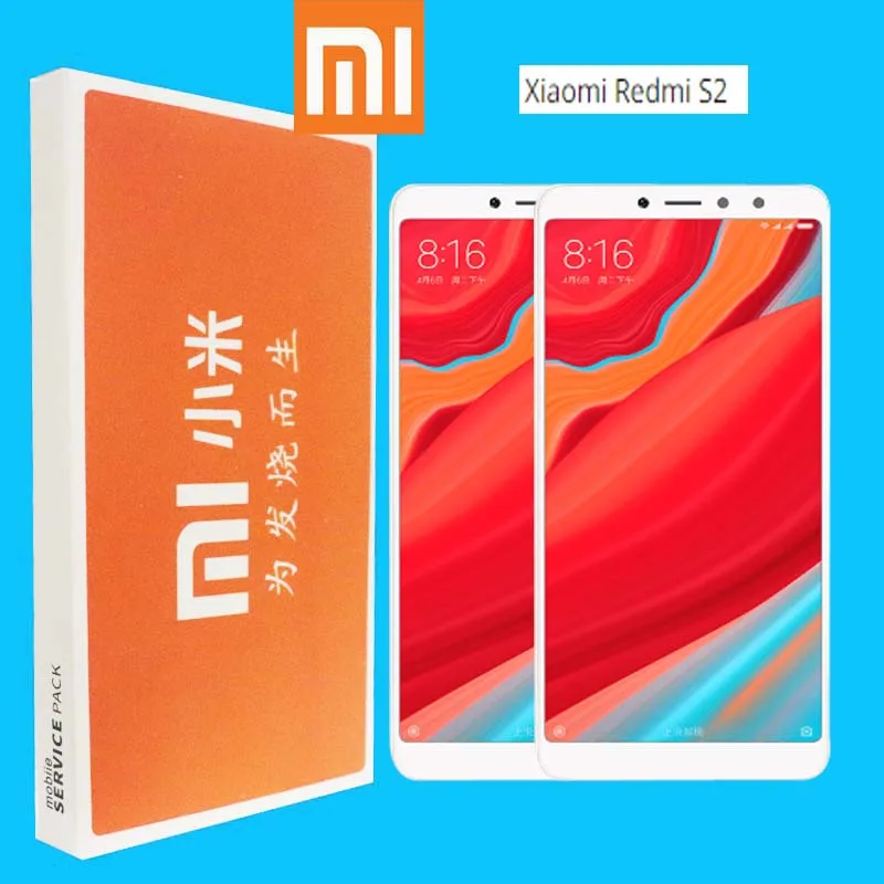 5 99 дюймовый оригинальный качественный ЖК дисплей с рамкой для Xiaomi Redmi S2 Замена