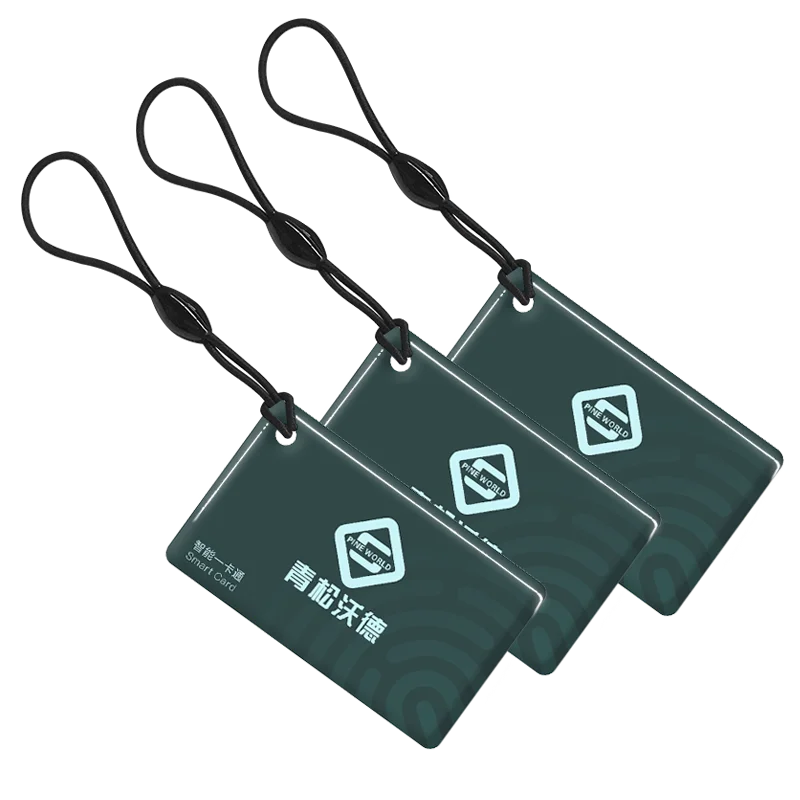 PINEWORLD RFID карты для смарт-блокировки, 13,56 МГц брелоки для Q201, Q202, Q203, Q303+, ключи для контроля доступа посещаемости времени - Цвет: 3pcs cards