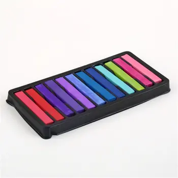 

12 Colors Non-toxic Soft Hair Crayons Pastel Kit Temporary Chalk Dye Personalized Beauty Hair Color for DIY Hair Style Tools