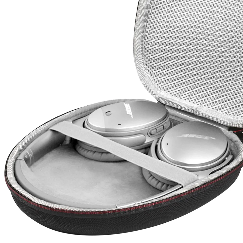 Headphones Hard Carrying Case for Bose QuietComfort 35, QC35, QC25, QC2, QC15 Headphones Cover Carrying Box Portable Storage Bag