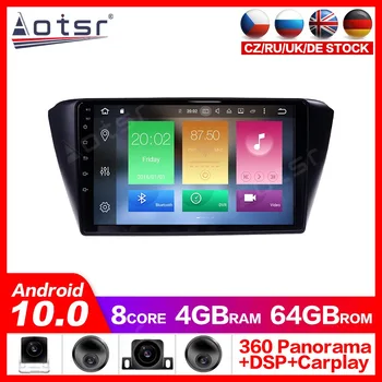 

Android 10.0 GPS Navigation Radio Player for Skoda Fabia 2015-2019 Video Player Stereo Headuint free map Built in Carplay dsp