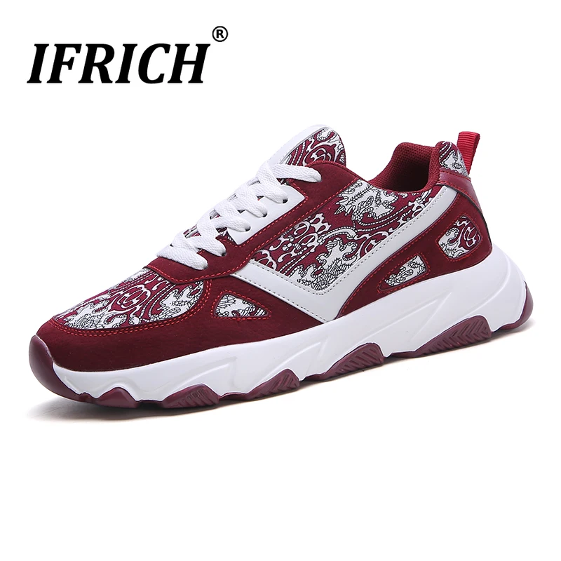 New Arrival Mens Sneakers Black Red Running Men Shoes Rubber Sole Walking Sneakers For Men Designer Sport Trainers Men Shoe