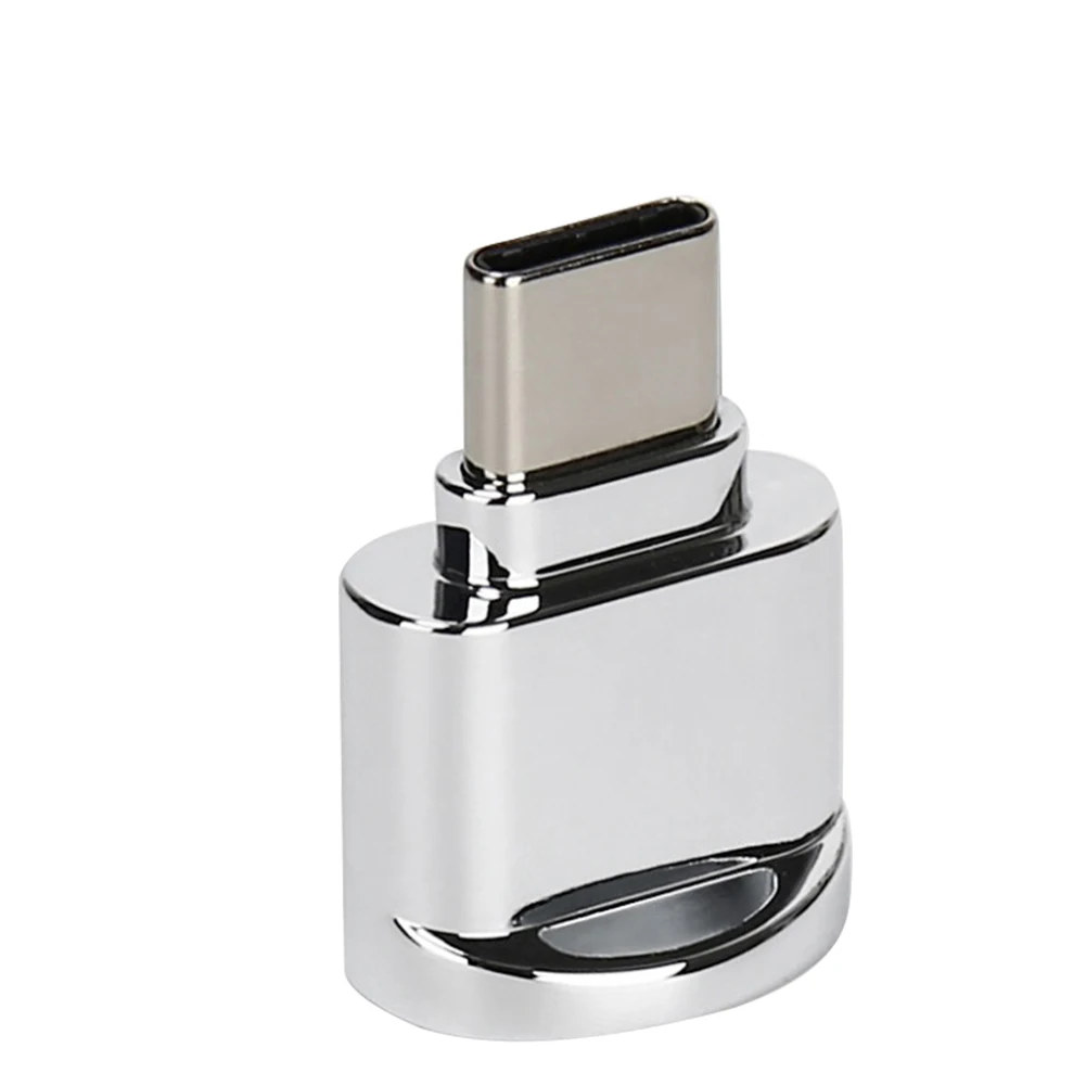 OTG адаптер для tf-карты универсальный преобразователь из цинкового сплава Micro USB 2,0 передача данных флэш-памяти мини-кард-ридер для type C
