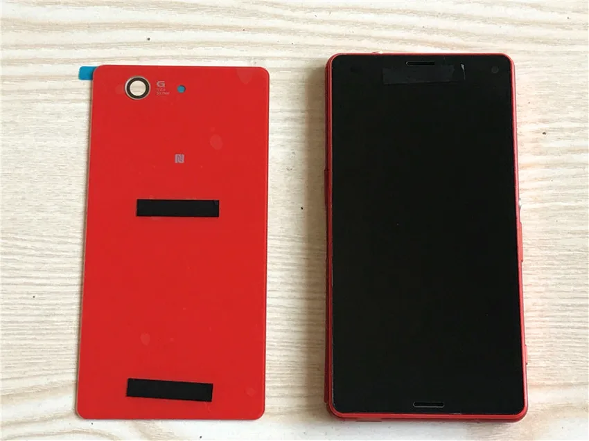 4," ЖК-дисплей для SONY Xperia Z3 Compact дисплей сенсорный экран с рамкой Z3 Mini D5803 D5833 для SONY Xperia Z3 compact lcd - Цвет: Красный