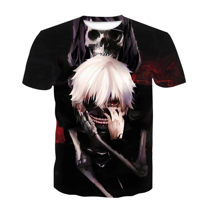 Tokyo Ghoul Anime Japan T Shirt Boys And Girls Printed Gothic Aesthetic Clothes Harajuku Streetwear Children S Clothe Tee Shirt Matching Family Outfits Aliexpress - how to create t shirts in roblox aesthetic