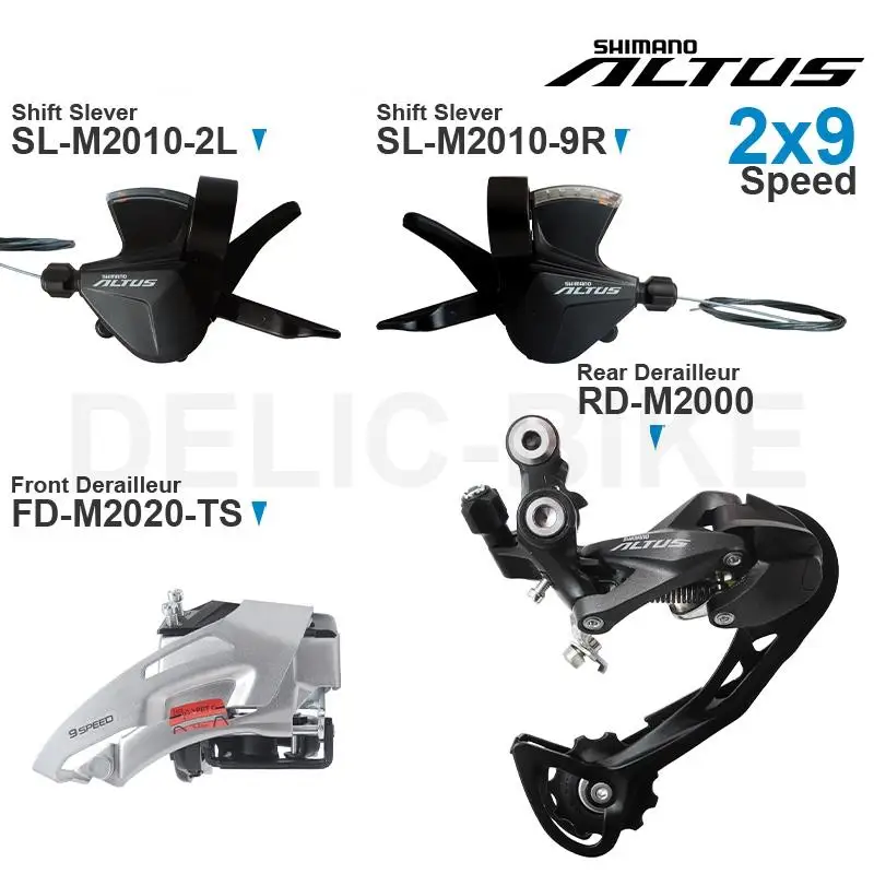 SHIMANO ALTUS M2000 2x9 Speed Groupset 