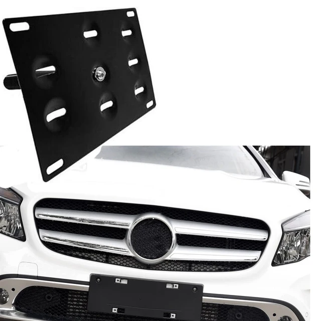 thumbnail image 2 of EOS For 14-18 Benz S-Class Sedan NO PDC | Front Tow Hook License Plate Bracket 2 of 9