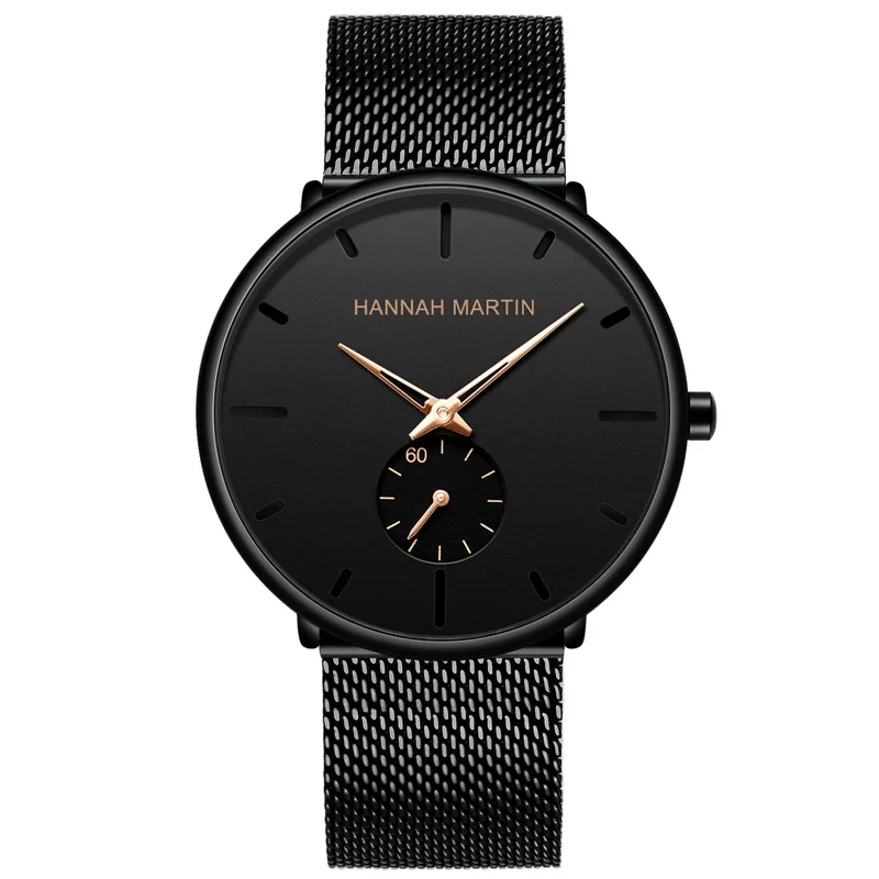 

2019 New Simple Design Waterproof Stainless Steel Mesh Small Dial Men Watches Top Brand Fashion Quartz Relogio Masculino Clock