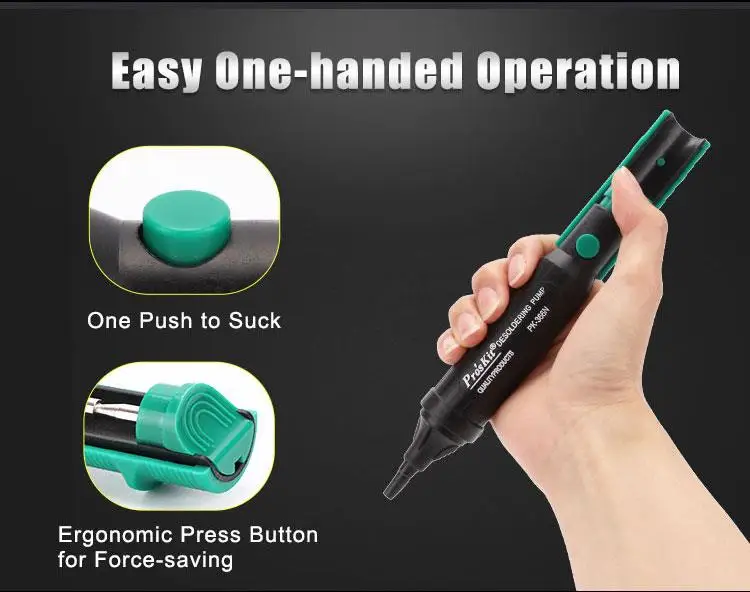 Proskit 8PK-366N-G Suction Cup Suction Gun Soldering Iron Pen Hand Tool Pump