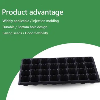 

Seedling Tray Plastic Nursery Pots Cell Seed Starter Seedlings Germination Planting 1pc Propagation B1E4