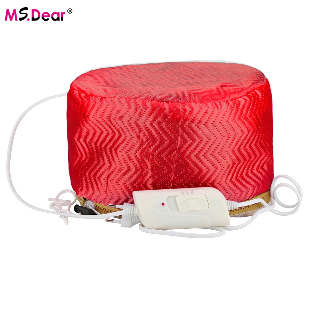 

Hair Mask Baking Oil Cap Thermal Treatment Instant Heating Cap 3 Level Temperature Control Spa Electric Hair Steamer Mask Cap