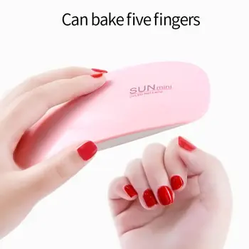 

Mini Nail Lamp Pink White Nail Dryer Machine UV LED Lamp Portable USB Cable Home Use Drying Lamp For Gel Varnish