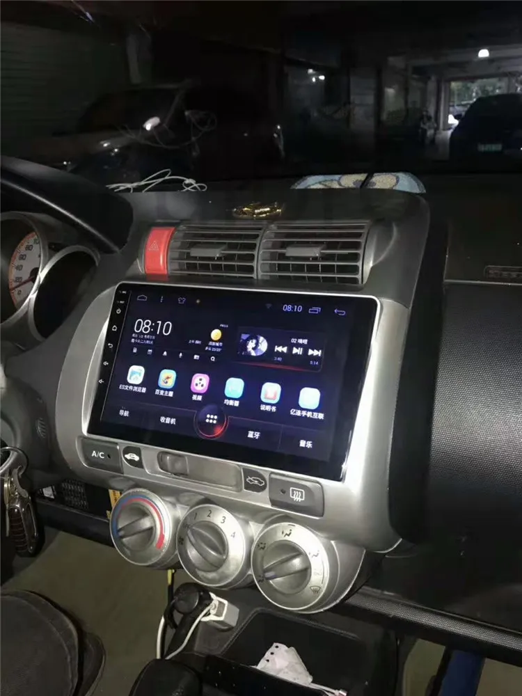 Cheap Yulbro quad core android car dvd player for Honda Fit/Everus 2004 2005 2006 2007 car multimedia radio bluetooth gps navigation 8