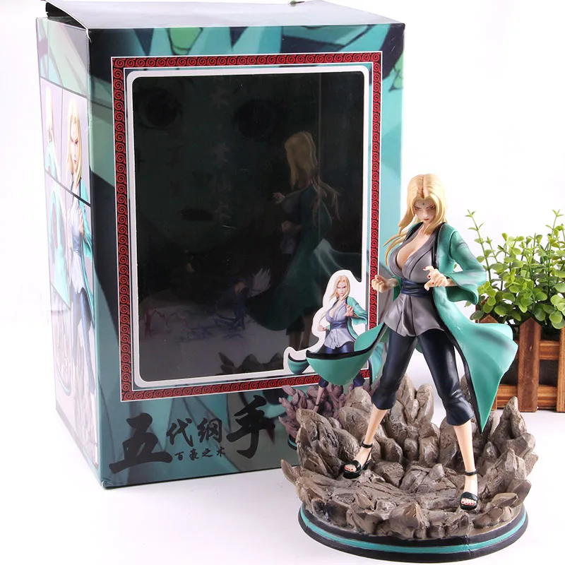 Tsunade Хатаке Какаси Наруто ПВХ Коллекционная Фигурка Какаши Хатаке модель игрушки Аниме статуи - Цвет: B with colorful box