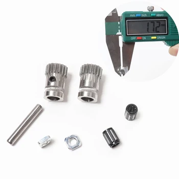 

3d priter parts Prusa i3 mk2/mk2.5/mk3 3d printer extruder driving gears Btech dual gears mk3 gear free shipping thin nut 1.7mm