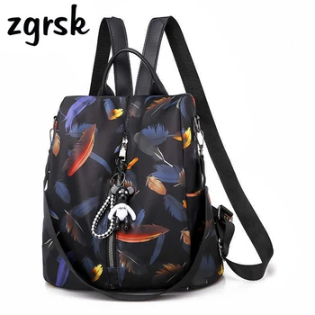 

Ladies Korean Style Classic Zipper Nylon Solid Black Casual Fashionable School Bags For Teenage Girls Mochila Notebook Bookbag