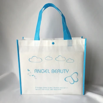 

500pcs/lot Gift-Bags with Button for Halloween Children Birthday Event Party Favors Custom Logo Tote Packaging for Ads Thank You