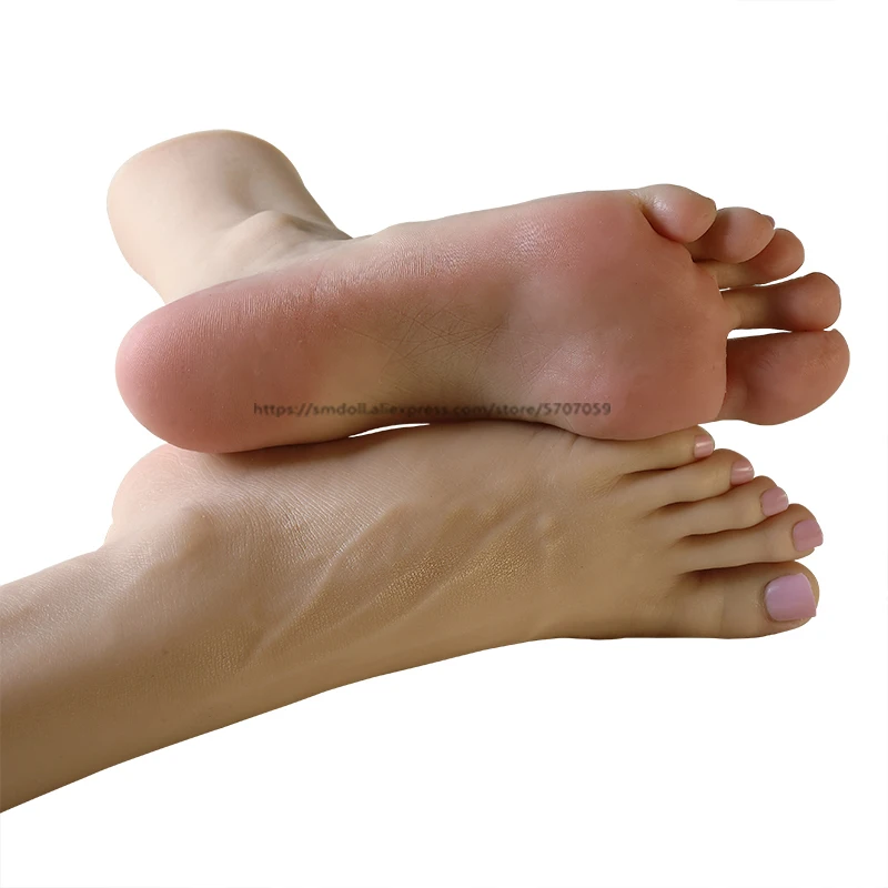 Один кусок силиконовой модели ноги дисплей Модель Фетиш манекен стопы