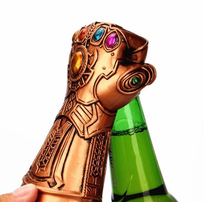 Creative Thanos Hand Beer Opener Kitchen Gadgets Dining& Bar Cooking Tools Opener Durable Multi-purpose KeychainLFB502