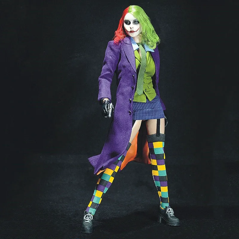 WOLFKING модель тела Harley Quinn WK89008A Joker 1/6 года женский комплект одежды 12 дюймов полный