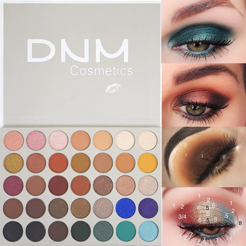 

DNM 71 Colors Nude Highlight Matte Pearlescent Eye Shadow Palette Blusher Shading Powder Eye Makeup Cosmetic TSLM1