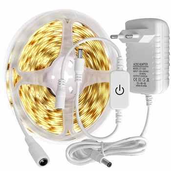 

Touch Sensor Led Strip 12V Warm White Night Light White LED Cabinets Stairs Wardrobe Bar Kitchen Lighting Waterproof LED Lights