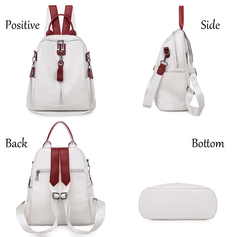Женский кожаный рюкзак высокого качества дорожные рюкзаки школьные рюкзаки для девочек Sac Dos женская сумка на плечо mochila feminina