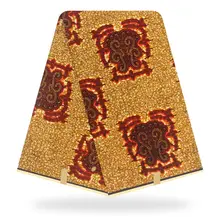 Высокое качество, настоящий воск, хлопок, африканская ткань, Анкара, Африканский воск, ткань, Анкара, ткань H191029