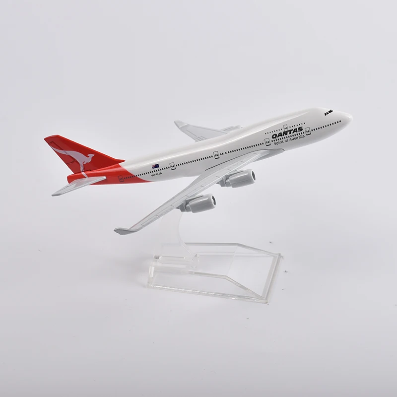 Aeronave de Metal Coleção de Presente Tutu de 16cm Balança de 747 Avião Modelo Jason Qantas Fundido 3 Avião modelo jason tutu de 16cm qantas,