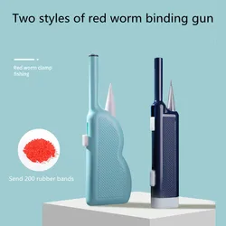 New Earthworm Bloodworm Clip Portable Fishing Baits Hangs Cilp Quick Tying Helper Fishing Lures Clip Fishing Tackle Accessory
