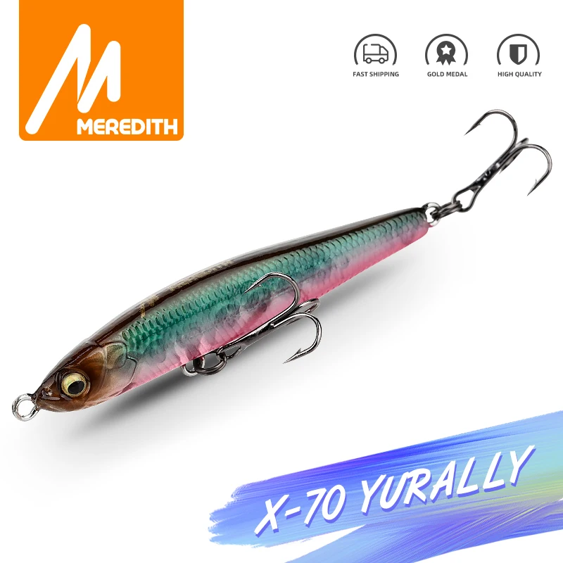 

MEREDITH Jerk Карандаш Тонущий Рыболовная Приманка Воблер Бас Рыболовные Снасти Приманки Рыболовные Приманки Морские Приманки Троллинговая Рыбная Приманка