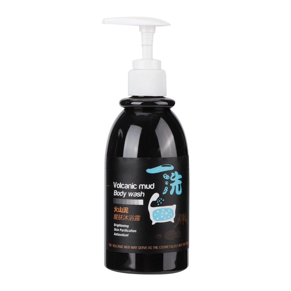 volcanic mud charcoal body wash
