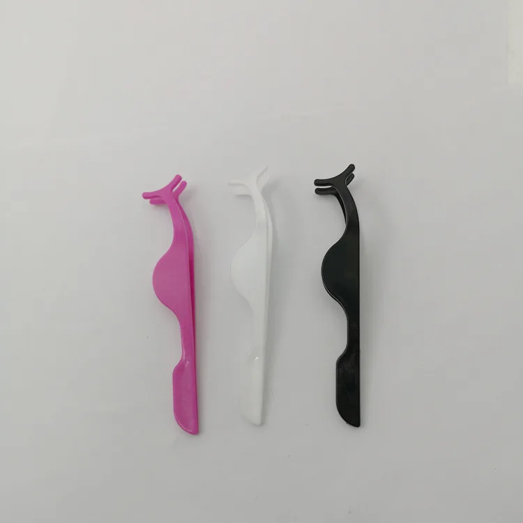 Manufacturers Direct Selling Stainless Steel False Eyelash Tweezers False Eyelashes Aid Eyelash Curler Plastic Eyelash Clip