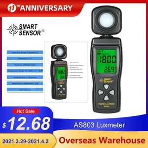 AS803 люксовый цифровой светильник, люксовый измеритель, фотометр, УФ-измеритель, УФ-радиометр, ЖК-дисплей, люкметр, ручной фотометр - изображение