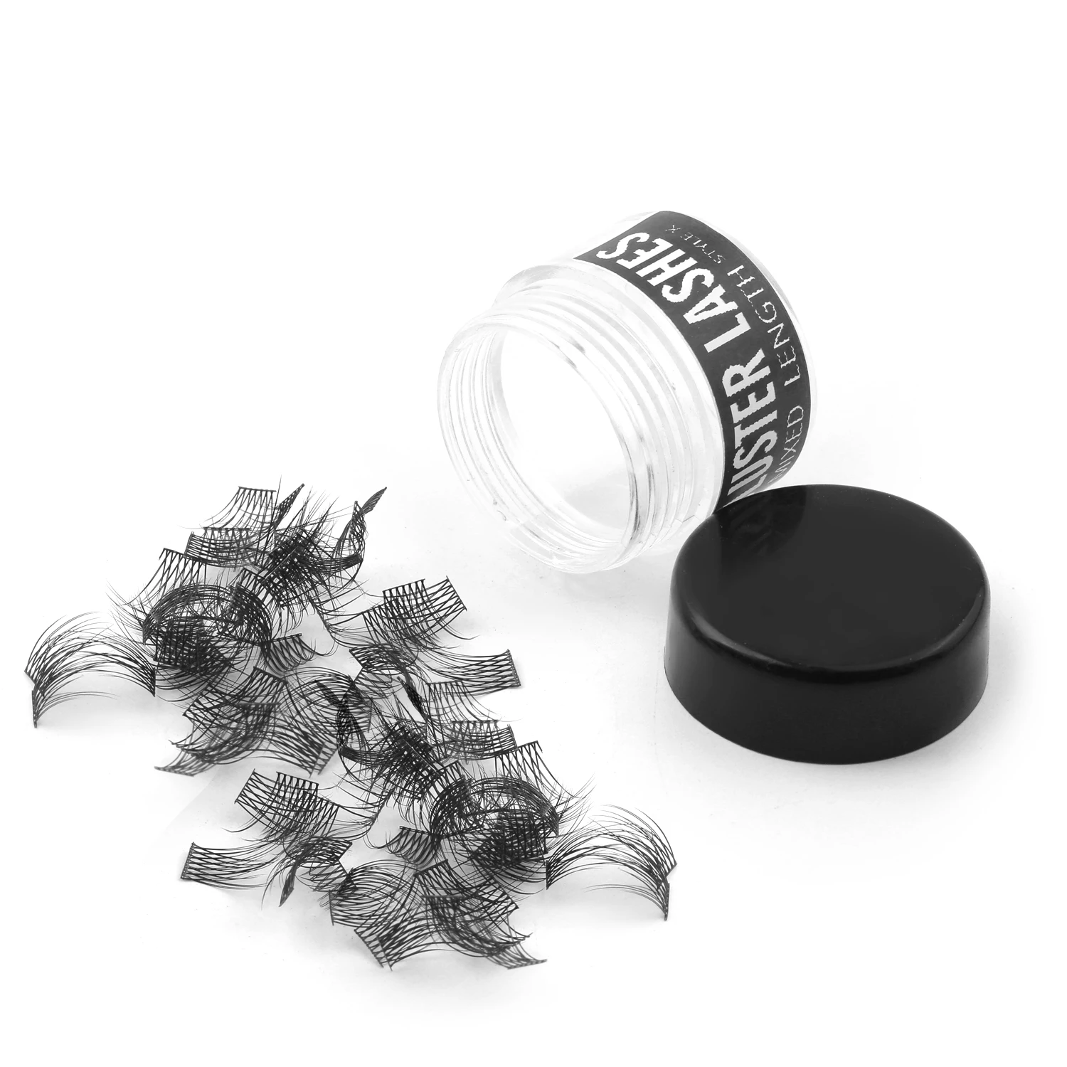 EASITENSION 40-50 Clusters Nesura Eyelash ресницы пучковые ресницы пучки ресницы ласточкин хвост