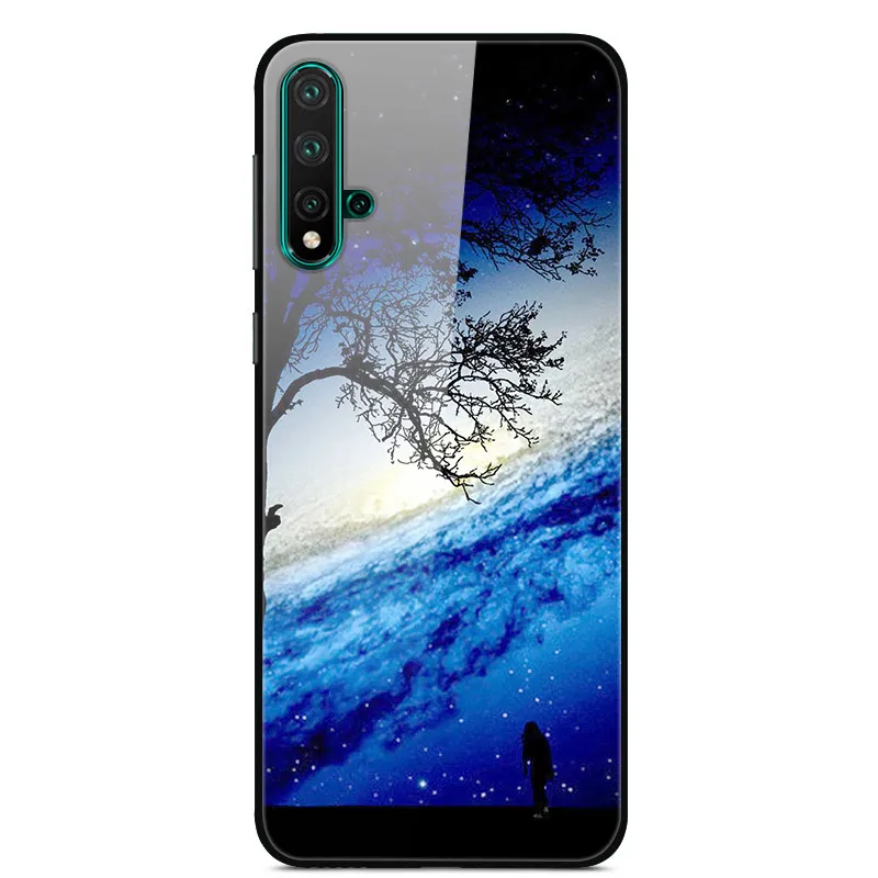06 Для huawei Nova 5 Pro Чехол из закаленного стекла «Планета космос», чехол из стекла для huawei Nova 5 Coque Shell Nova5 Pro, чехлы - Цвет: 06