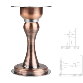 

Stainless Steel Strong Magnetic Door Stops Anti-corrosion Anti-rust Waterproof Polished Ground Punch-free Suction Door Hardware