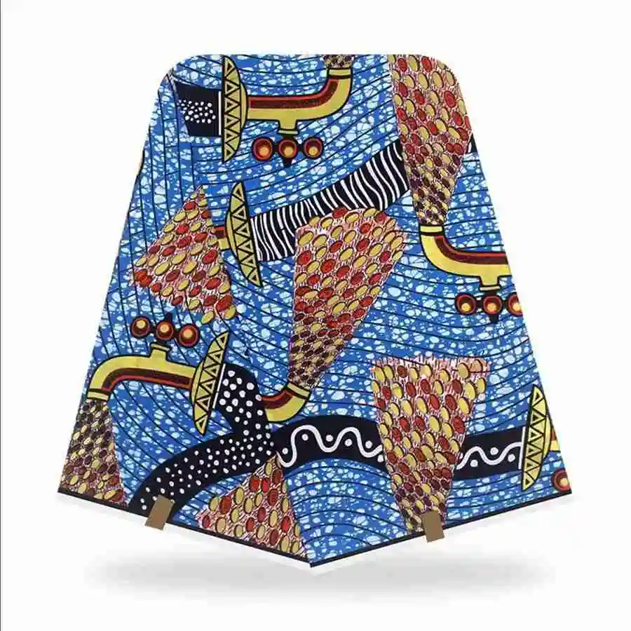 

2020 gold print african wax fabric anakra cotton gold wax fabric nigerian ghana kitenge dashiki real wax fabric 6yards