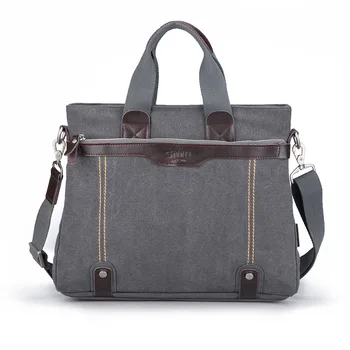 

Fashionable new canvas bag men's business shoulder bag casual outdoor portable crossbody bag