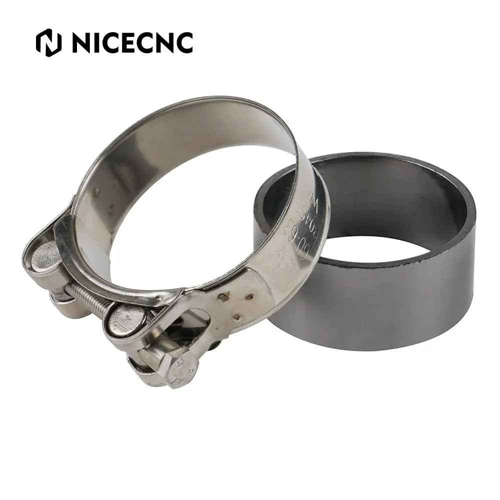 Exhaust Clamp Exhaust Silencer Collector Box Gasket Seal For SUZUKI