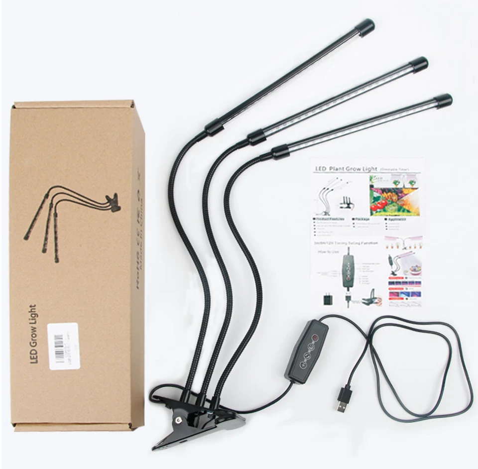 Led Grow Light 9W 18W 27W Timer Phyto Lamp For Plants Full Spectrum Grow Box Light USB 5 Dimmable For Indoor Plant Seedlings led(17)