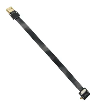 

Slim FPV HDMI Type A Male to Down Angled 90 Degree HDMI Male Socket HDMI FPC A Male Flat Cable Electronics Accessories
